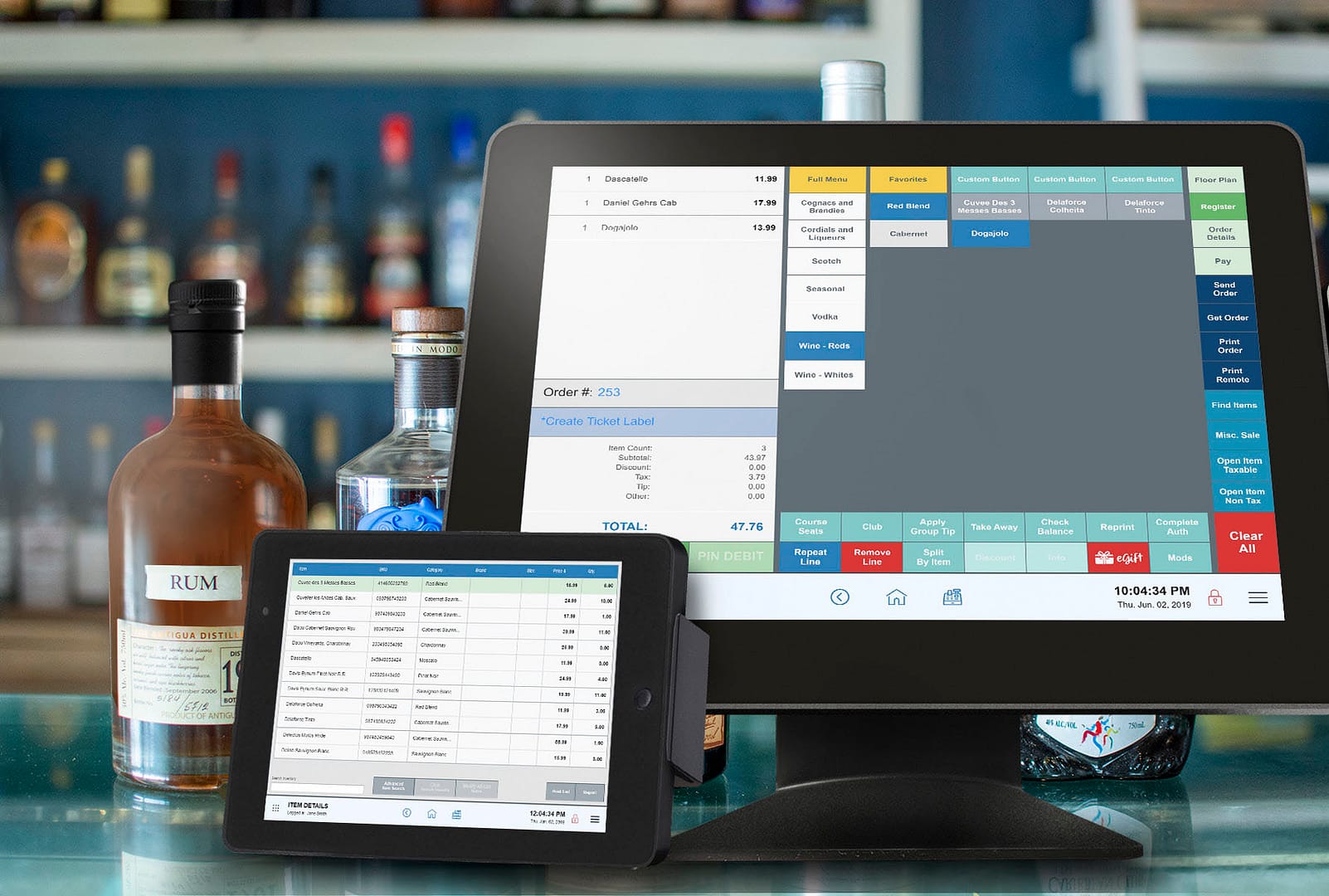 point of sale features for liquor stores